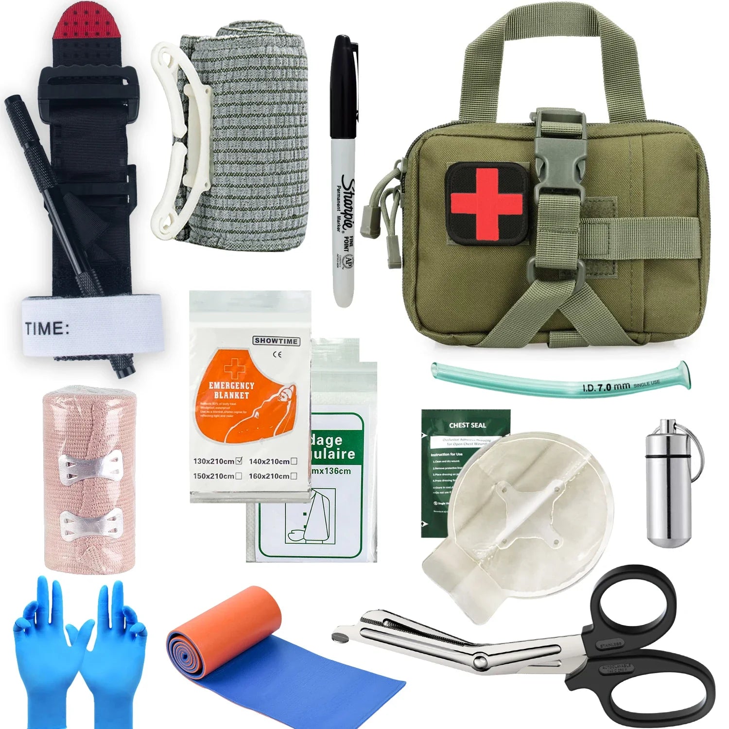 MedShield - Complete Trauma EHBO Kit voor Noodhulp