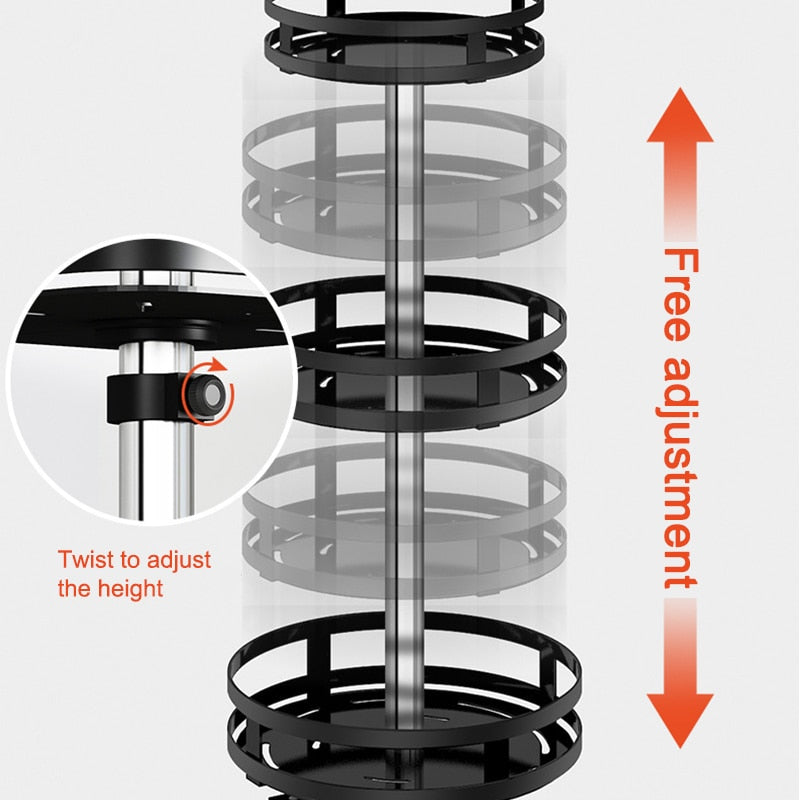 360° Draaibaar Multifunctioneel Opbergrek