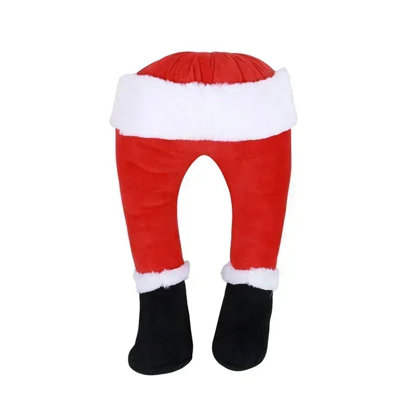 SantaLegs - Magische Pluche Decoratie voor Kerst