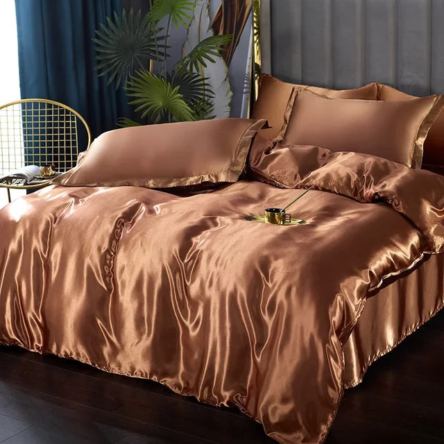 SatinDream Bedset - Luxe Satin Beddengoed voor Droomachtige Nachten