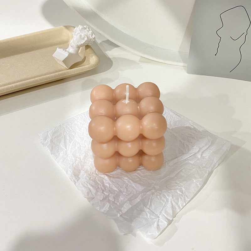 BubbleGlow Candle - Trendy Kaars voor Jouw Interieur
