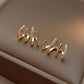Versatile Claw Earrings Set | 4 Stunning Styles in 1