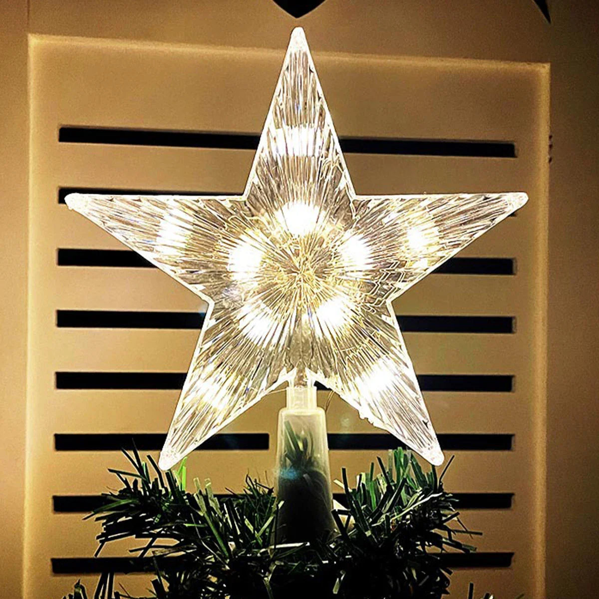 Starlit - Magische LED Ster voor Kerstboomdecoratie