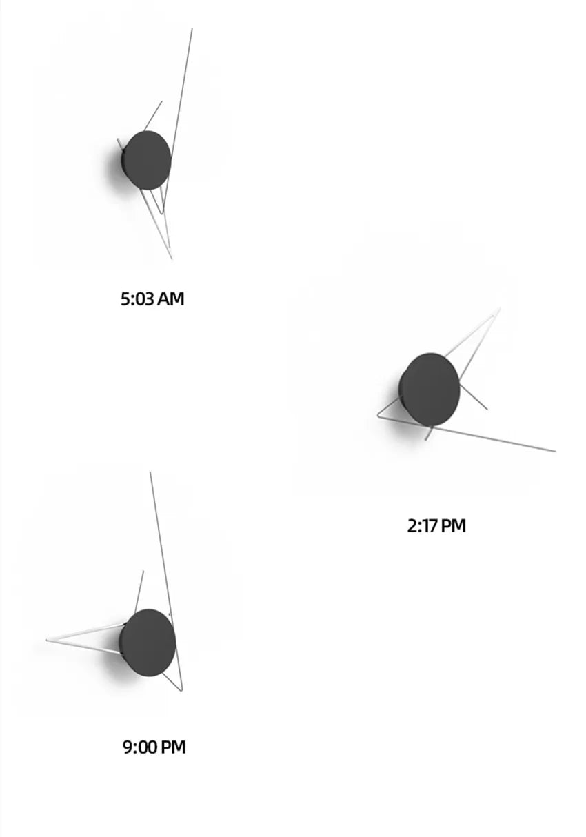 ModernArt Clock - Stille Wandklok voor Minimalisme