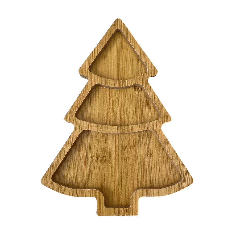 FestiveTree Board - Unieke Houten Serveerplank voor Feestdagen