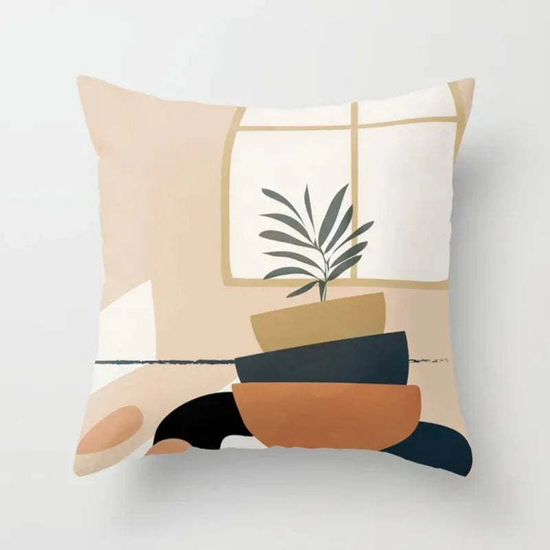 VelvetHaven Kussenhoes - Stijlvolle Botanische Kussenhoes voor Frisse Interieur Makeover