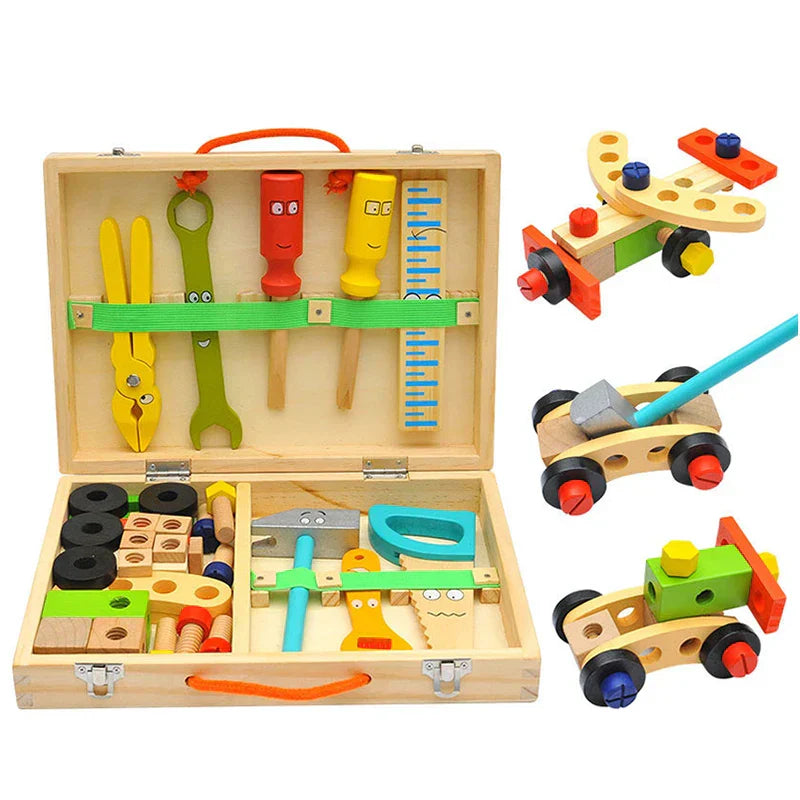 BuilderCraft Set – Creatieve Montessori Bouwset voor Kinderen