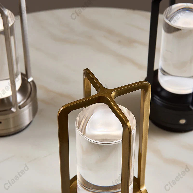 Oplaadbare Draadloze LuxeGlow Tafellamp - Elegante Draadloze Lamp voor Elke Stemming