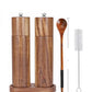 WoodSpice - Luxe Houten Peper- en Zoutmolen Set