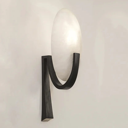 NordicLuxe – Stijlvolle Koperen Marmeren Wandlamp