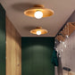 Woodland Plafondlamp - Elegante Houten Plafondlamp met Warm LED-Licht voor Jouw Interieur