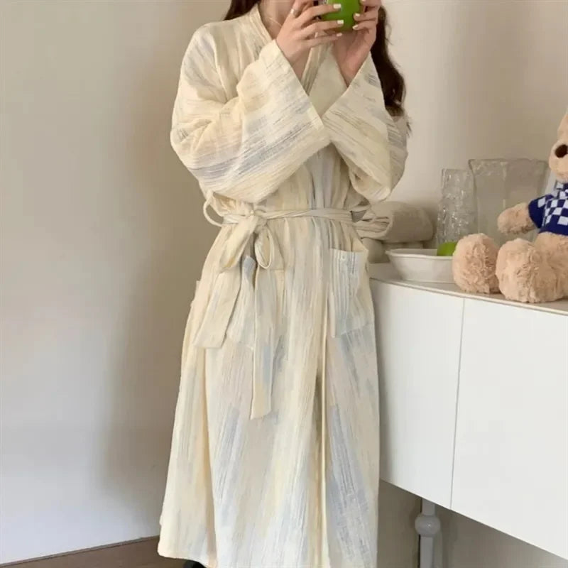 KimonoChic Badjas - Elegante Zomerkleding voor Thuis