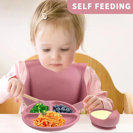 SiliconeBaby Set – Complete 6-delige Voedingsset voor Baby's