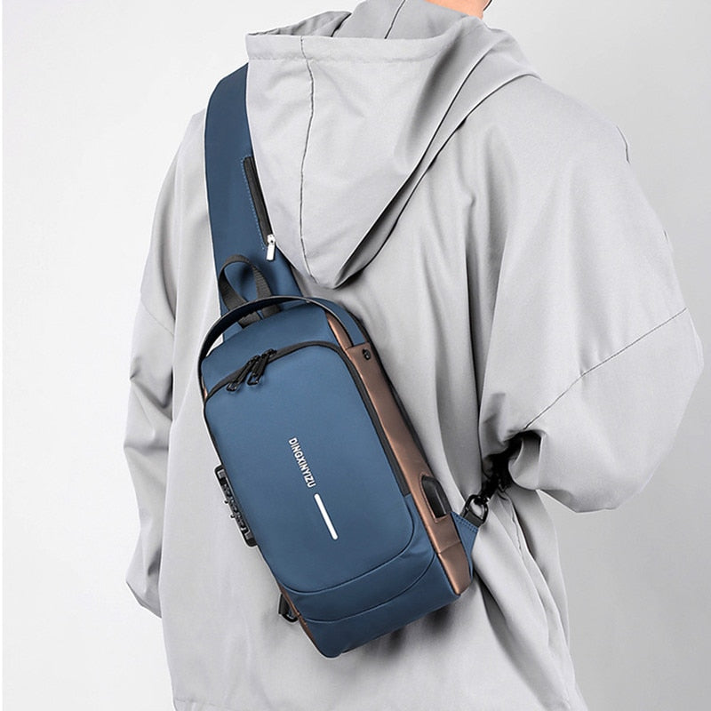 Julian ShoulderBag - Stijlvolle Schoudertas met Oplaadfunctie