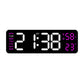 TimeGlow Clock - Slim Digitale Wecker met Temperatuur & Kalender