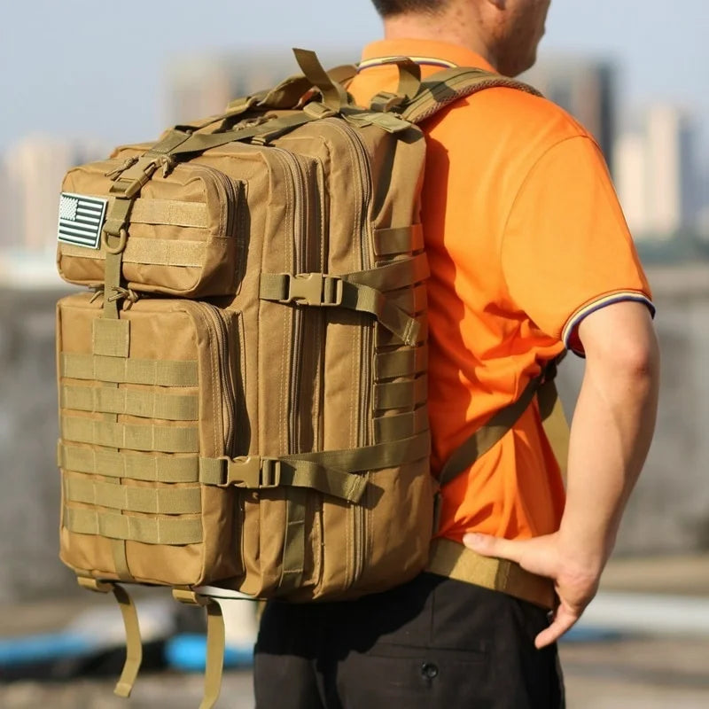 TrailMaster Backpack – Waterdichte Tactische Rugzak voor Outdoor