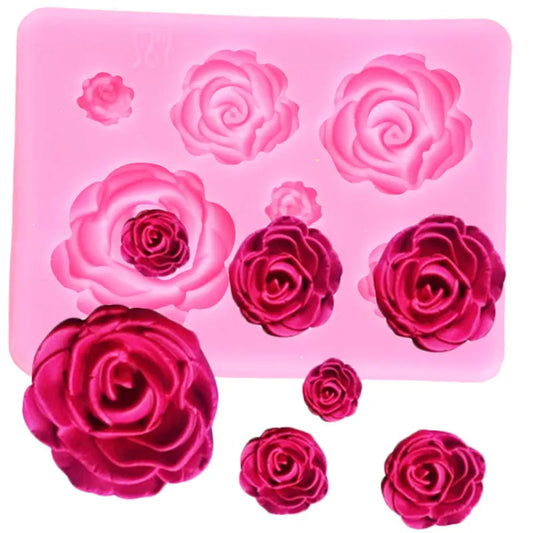 MiniRose - Siliconenmal voor Gedetailleerde Bloemencreaties