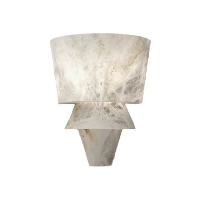 MarbleGlow Wall Light – Strakke Natuursteen Wandverlichting