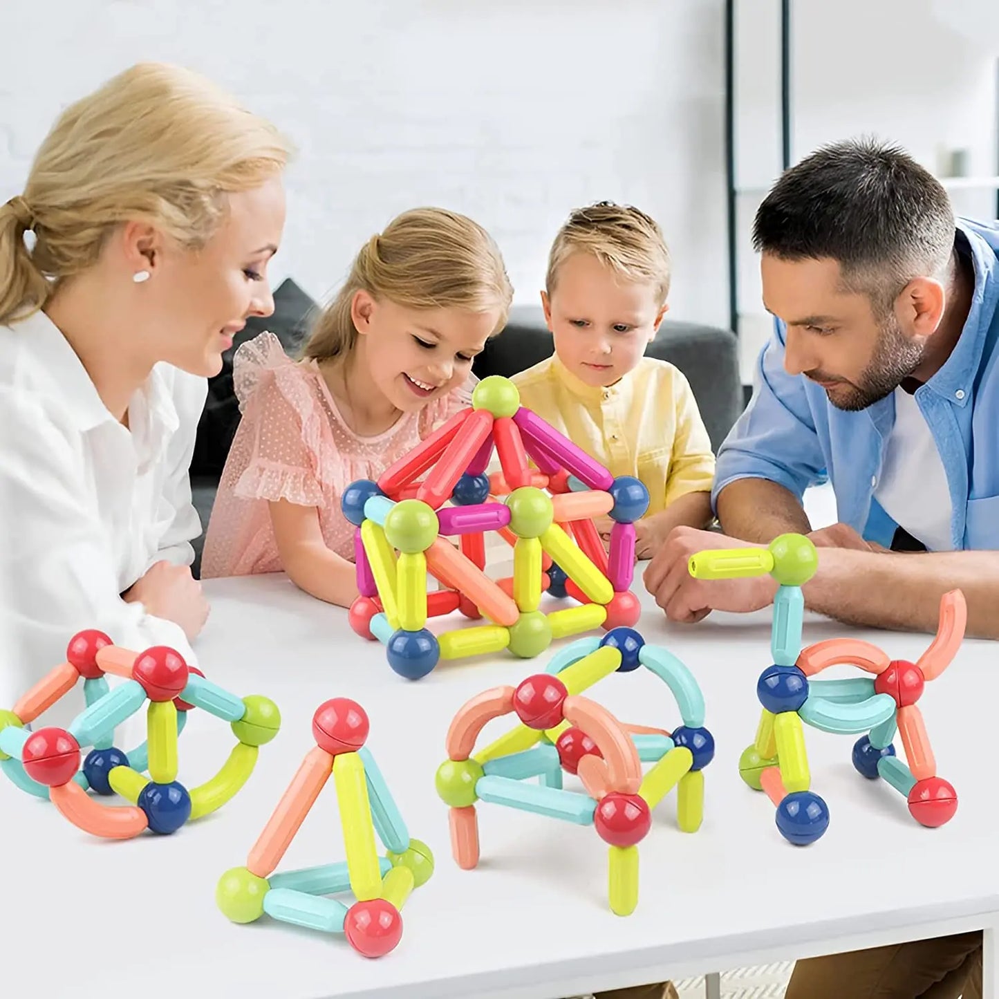 Magneo Blocks - Creatieve Magnetische Bouwset voor Kinderen