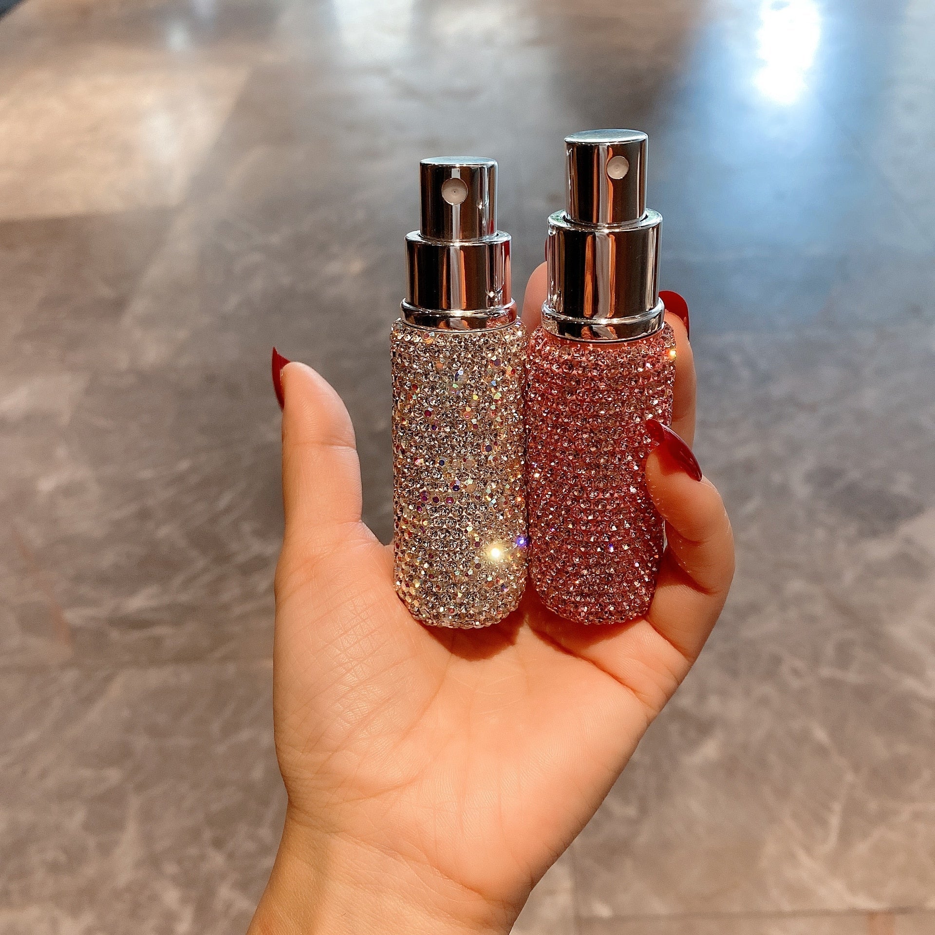 DiamondScent - Luxe Navulbare Parfumfles voor Stijl