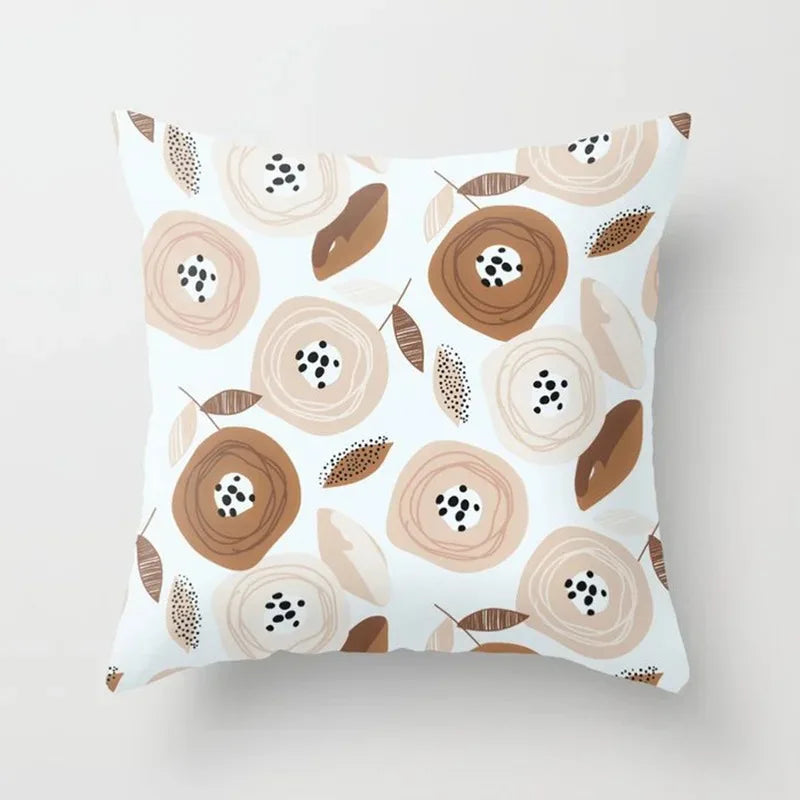 VelvetHaven Kussenhoes - Stijlvolle Botanische Kussenhoes voor Frisse Interieur Makeover