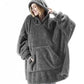 FleeceHaven Sweater - Luxe Flanellen Dekentrui voor Wintercomfort