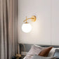 LumiSconce – Zwart Gouden Glazen Wandlamp