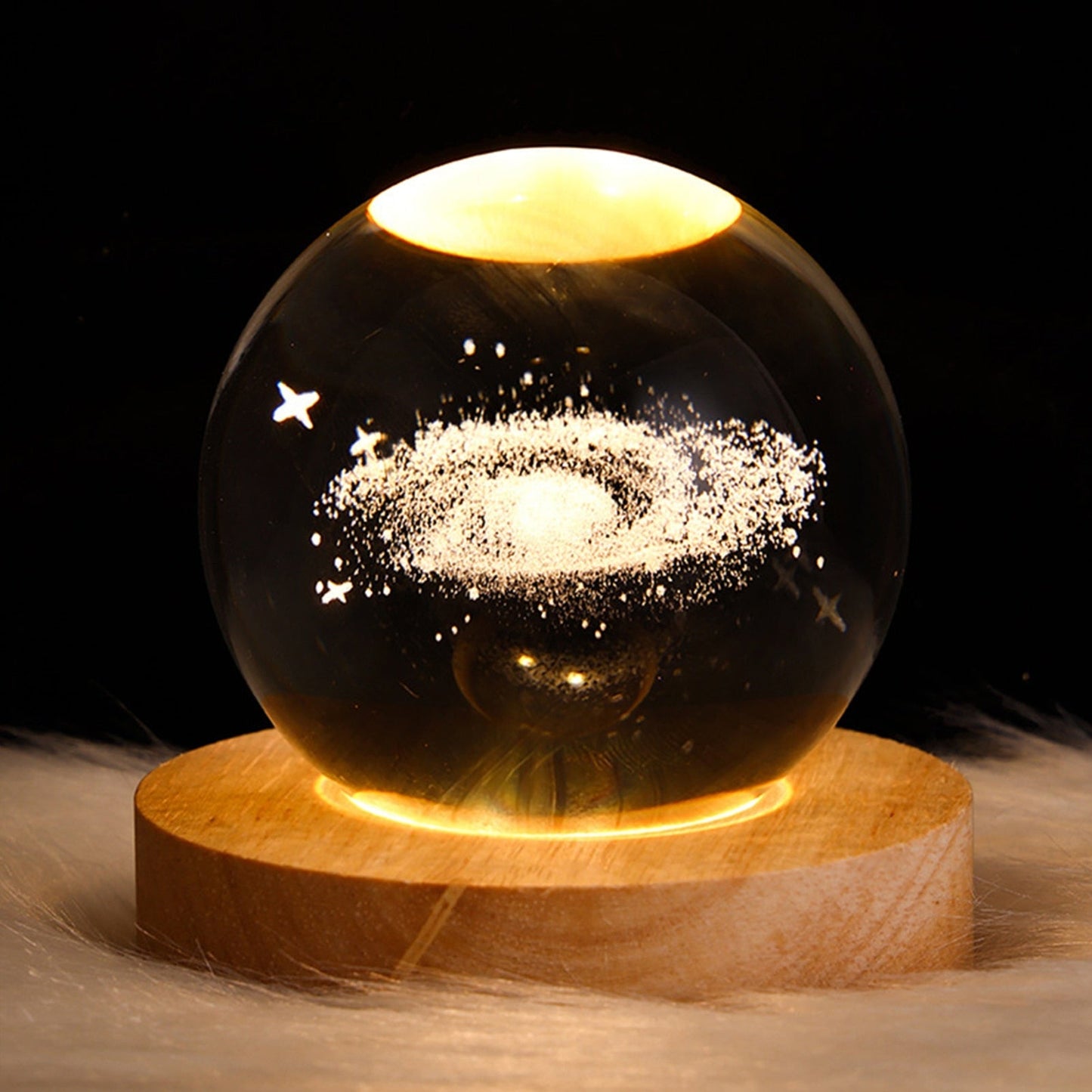 Crystal Light Ball – Betoverende Glazen Sfeerlicht voor Thuis
