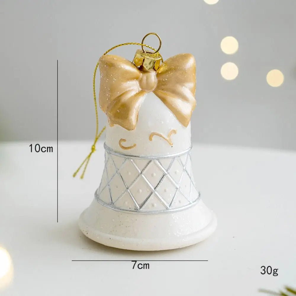 CharmingSnow Kerstdecoratie – Betoverende Keramische Kersthangdecoratie