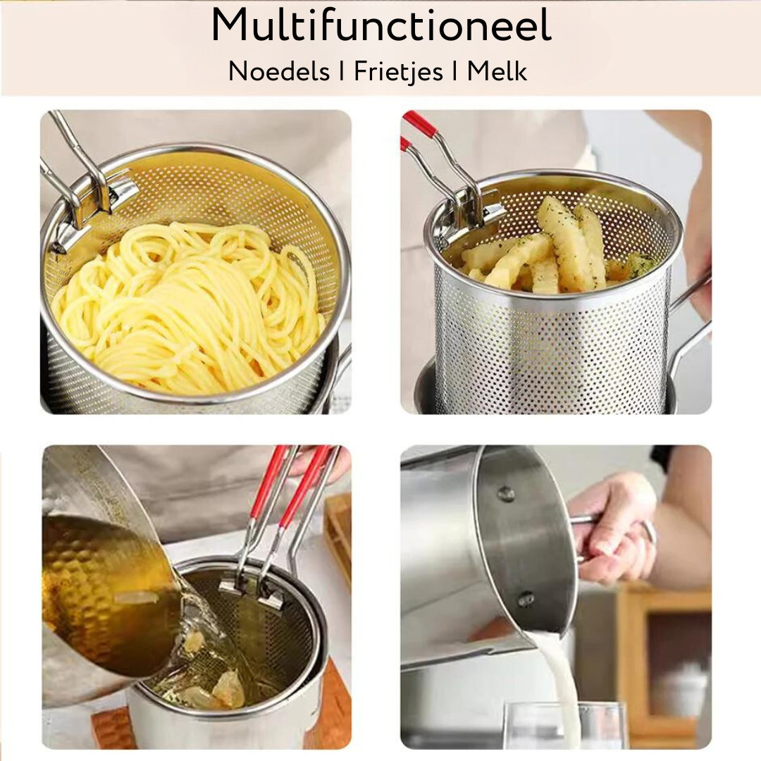 CrispMaster - Compacte Frituurpan voor Snacks