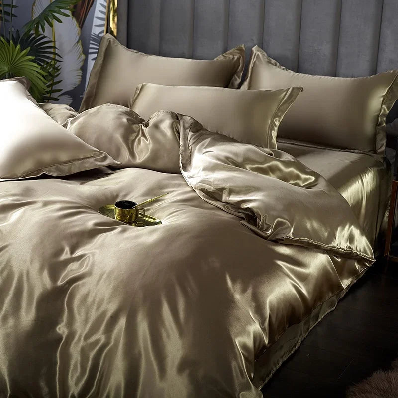 SatinDream Bedset - Luxe Satin Beddengoed voor Droomachtige Nachten