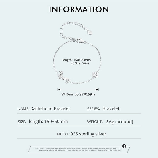 Charmantes Armband mit süßem Dackel-Anhänger