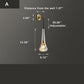Luxe CrystalGlow Wandlamp met Kristalglas – Modern Design