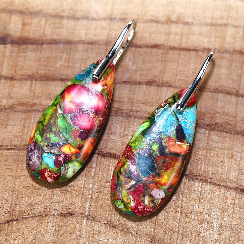 JasperDrop Earrings – Spirituele Oorbellen van Nerida