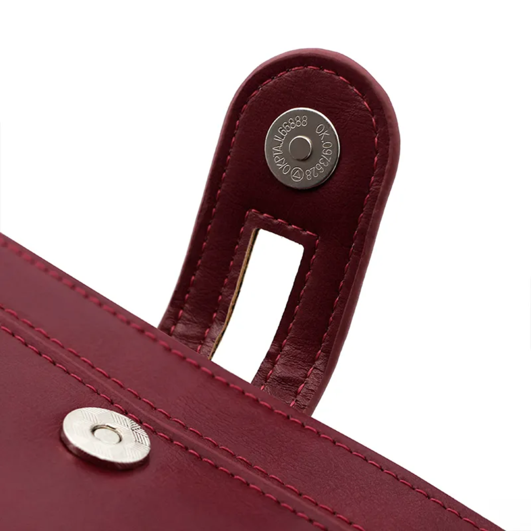 ElegantLeather – Lange Leren Portemonnee voor Dames