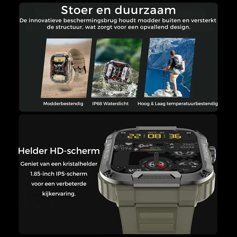 BlazeX Pro™ - De sterkste smartwatch op de markt! Geschikt voor IOS & Android!