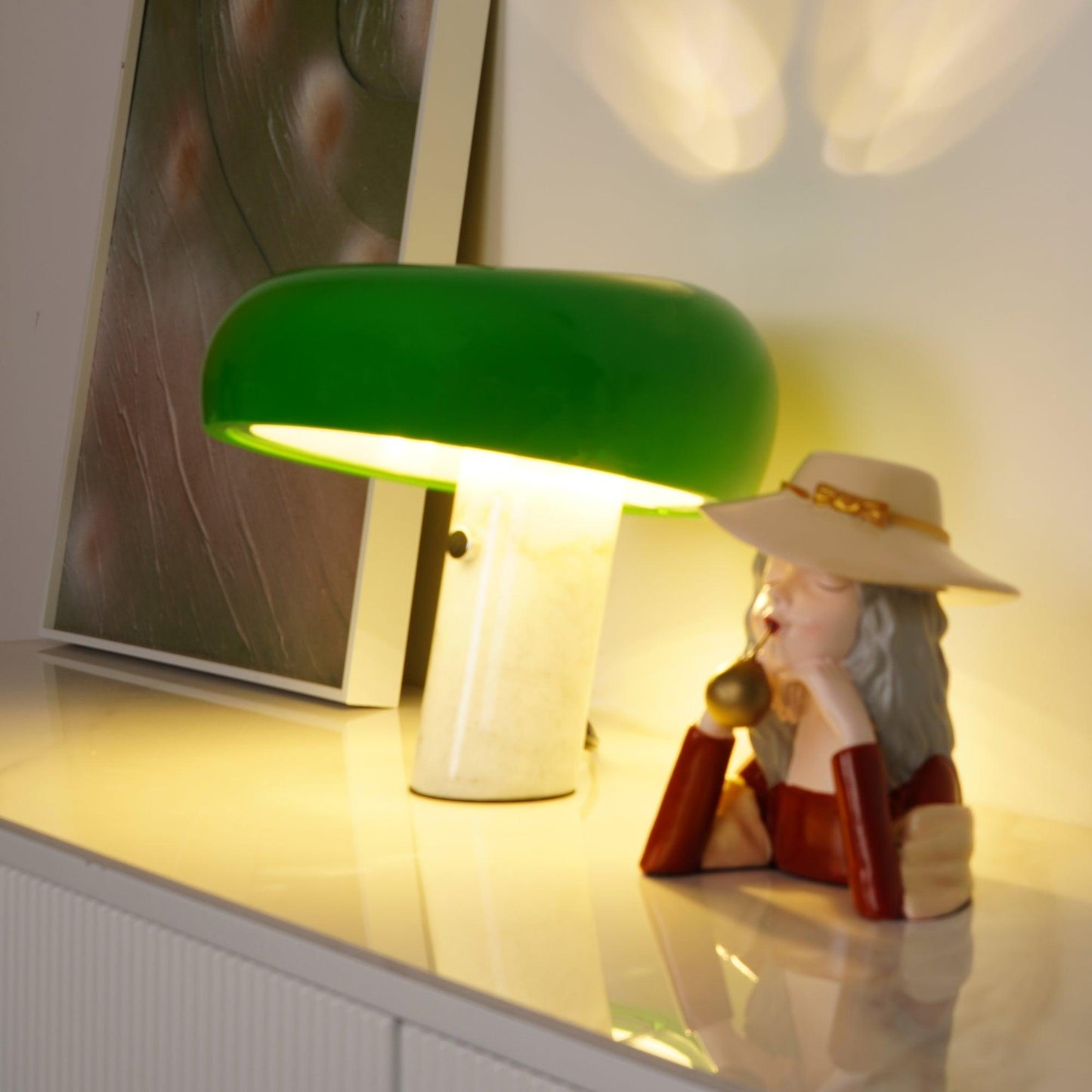 StoneGlow Tafellamp – Luxe Marmeren Design Verlichting