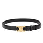 EleganceBelt - Luxe Lederen Riem met Gouden Details