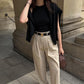 EleganceBelt - Luxe Lederen Riem met Gouden Details