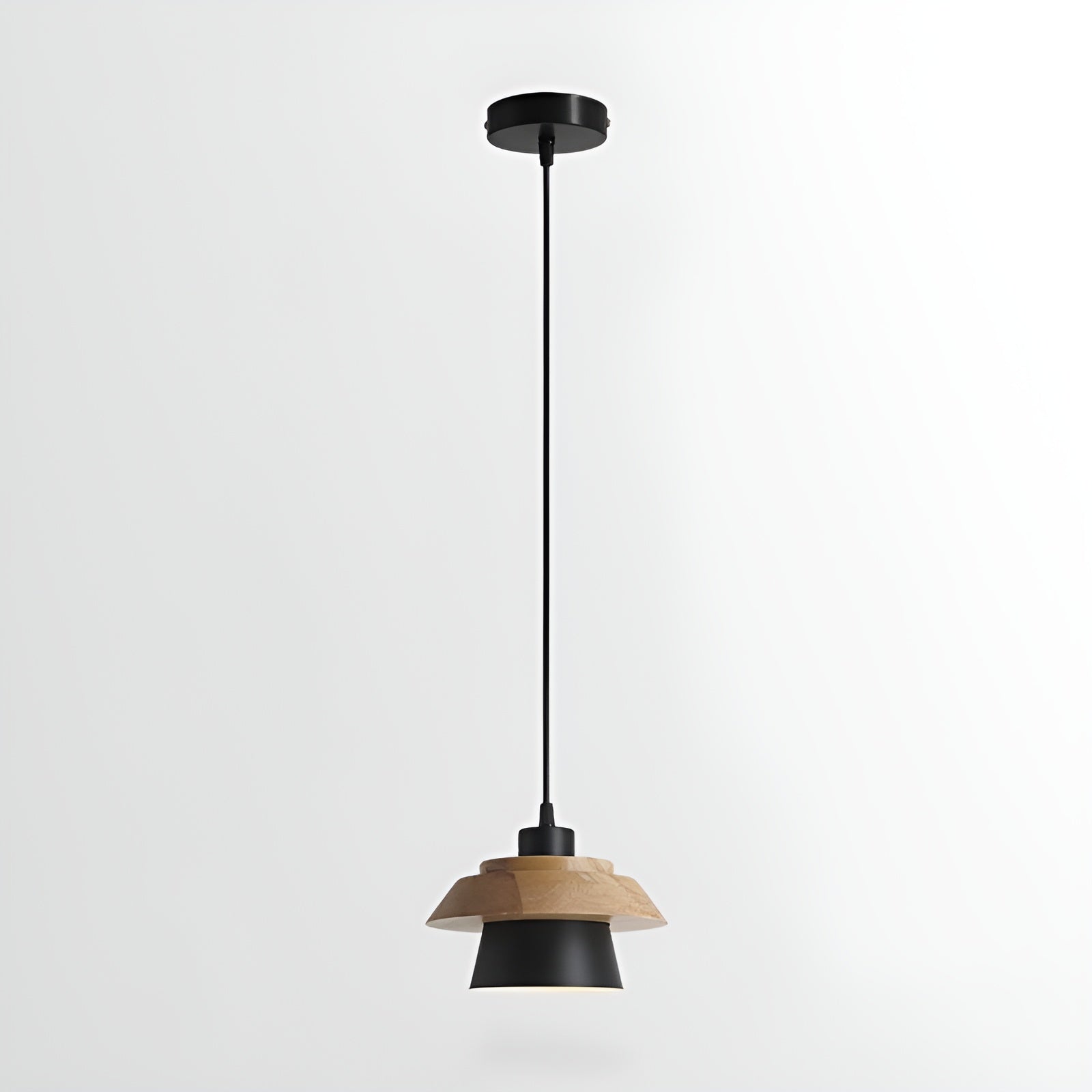 NordicMacaron Luxe Plafondlamp - Scandinavisch Design met Houten Afwerking