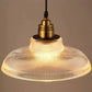Retro Luxe Glas Hanglamp - Vintage Streepdesign voor Gezelligheid en Sfeer