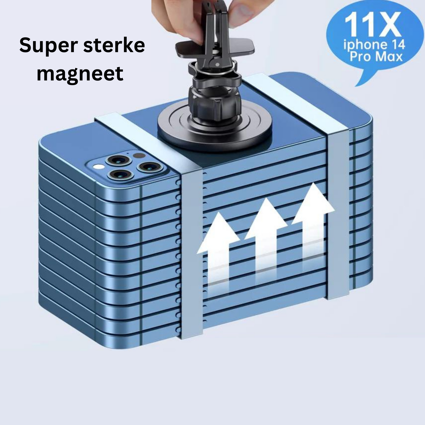 EliteGrip 360° - Stijlvolle Magnetische Auto Telefoonhouder