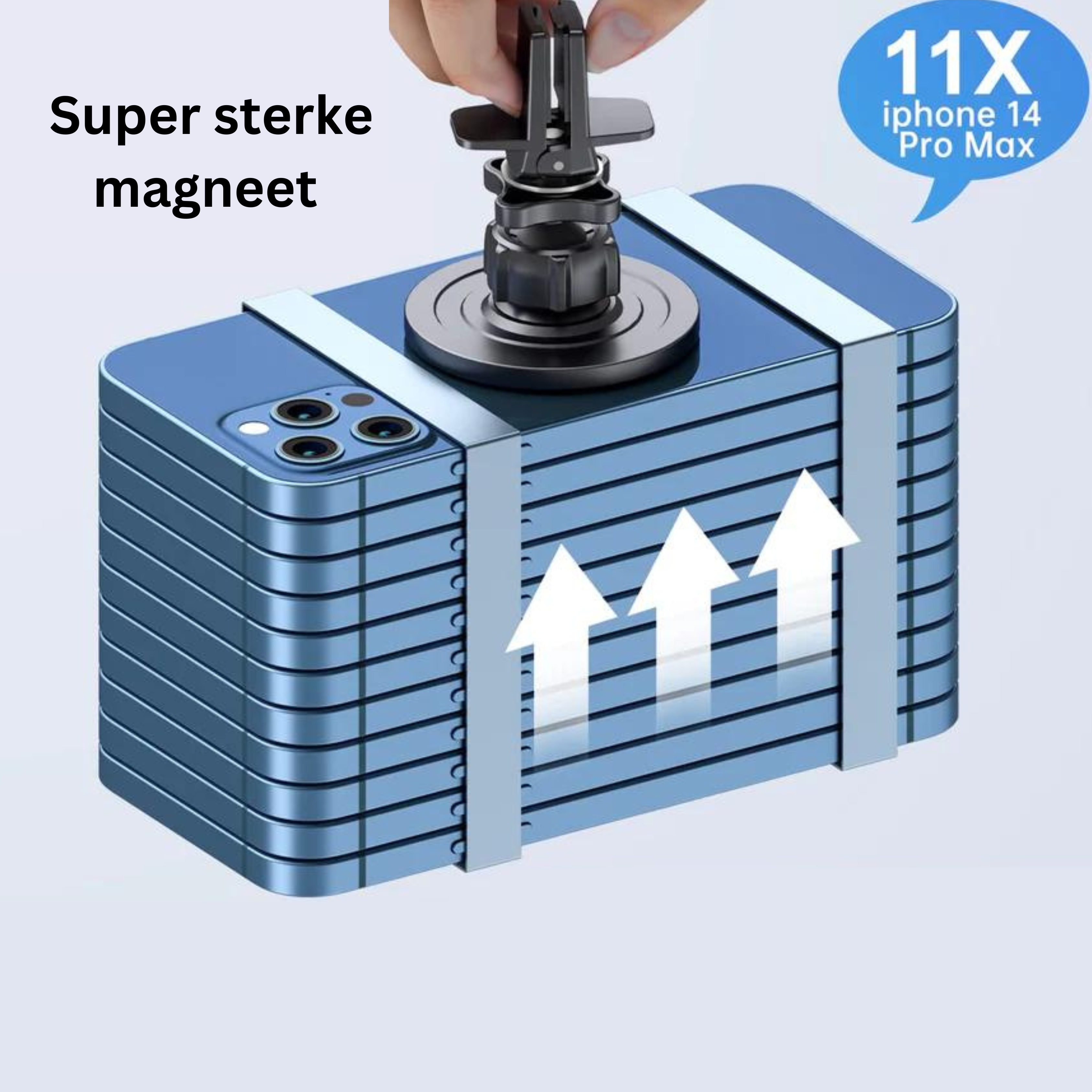 EliteGrip 360° - Stijlvolle Magnetische Auto Telefoonhouder