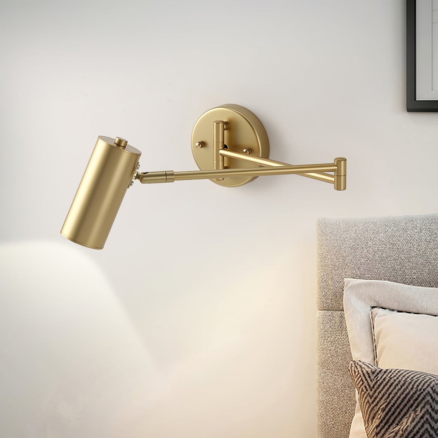 ModernGlow - Strakke Wandlamp van Metaal en Acryl