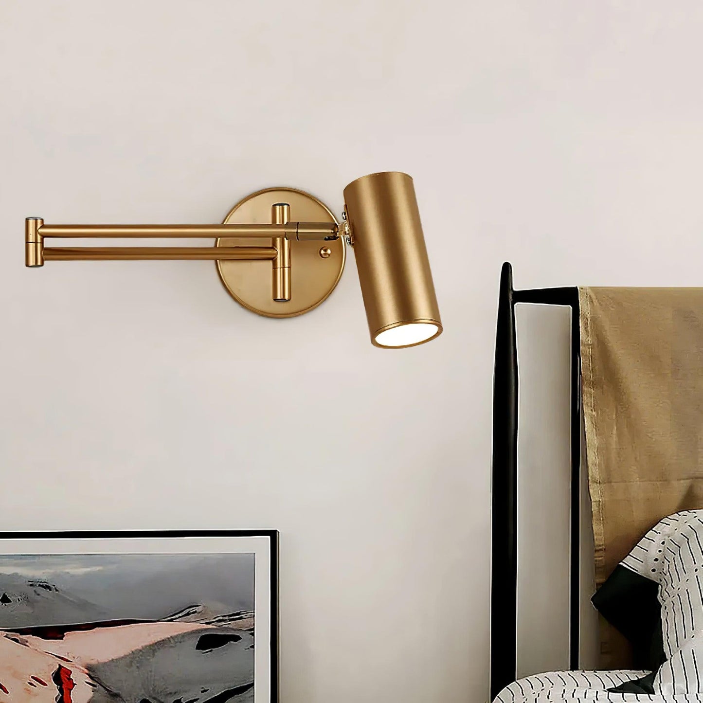 ModernGlow - Strakke Wandlamp van Metaal en Acryl