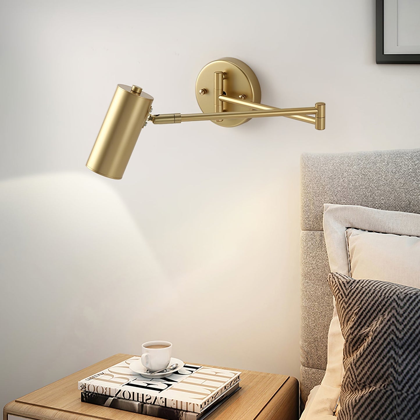 ModernGlow - Strakke Wandlamp van Metaal en Acryl