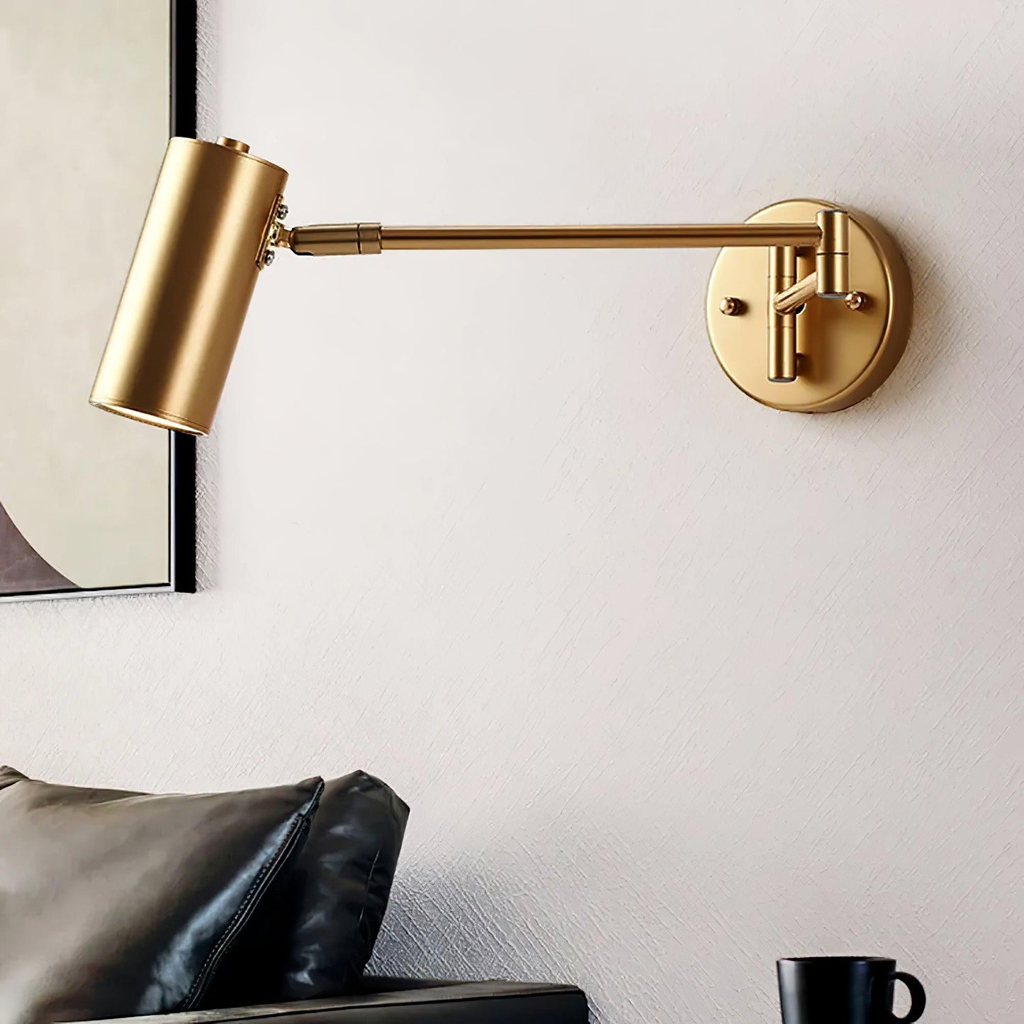 ModernGlow - Strakke Wandlamp van Metaal en Acryl