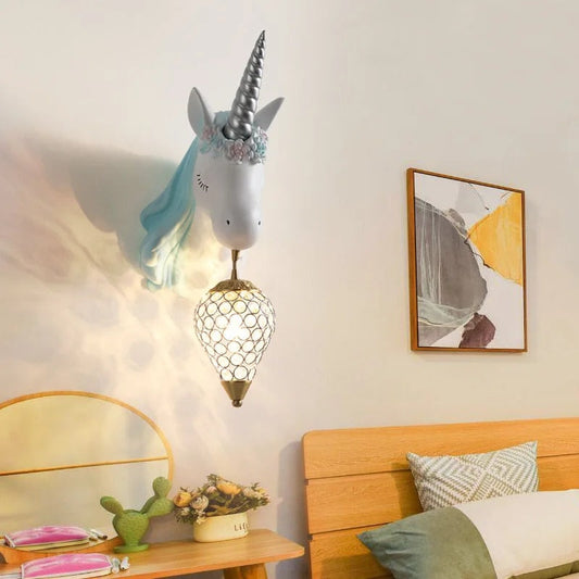 Magische Eenhoorn Wandlamp voor Kinderen – Speels & Warm Licht