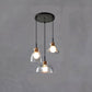 LuxeGlow Chique Glazen Kroonluchter - Modern Elegante Glazen Plafondlamp