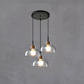 LuxeGlow Chique Glazen Kroonluchter - Modern Elegante Glazen Plafondlamp